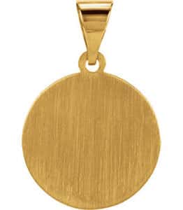 Hollow St. Christopher Medal