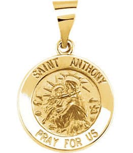 Hollow St. Anthony Medal