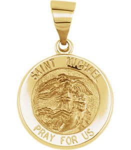 Hollow St. Michael Medal