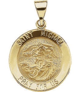 Hollow St. Michael Medal