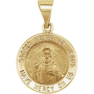 Hollow Sacred Heart of Jesus Medal