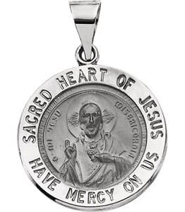Hollow Sacred Heart of Jesus Medal