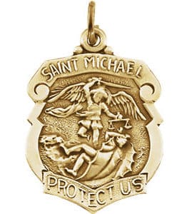 St. Michael Medal Necklace or Pendant