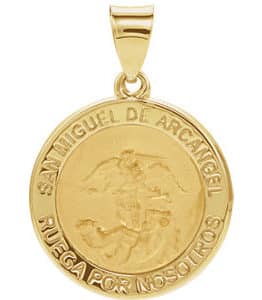 Hollow St. Michael Medal