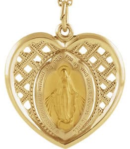 Heart Miraculous Medal