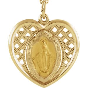Heart Miraculous Medal