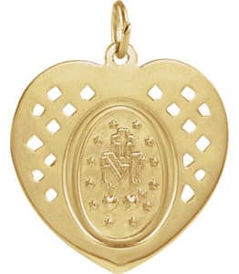 Heart Miraculous Medal