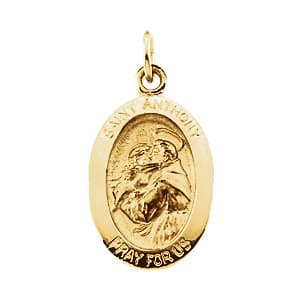 St. Anthony of Padua Medal Necklace or Pendant