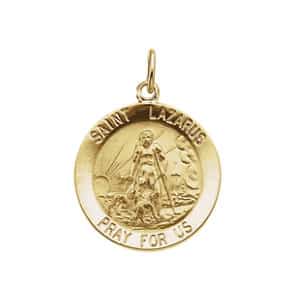 St. Lazarus Medal Necklace or Pendant