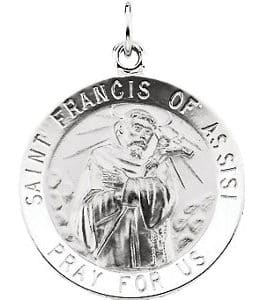 St. Francis of Assisi Medal Necklace or Pendant