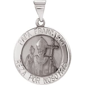 Hollow Papa Francisco Medal
