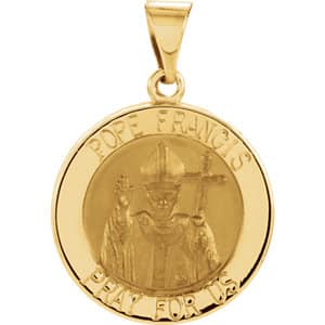 Hollow Pope Francis Medal
