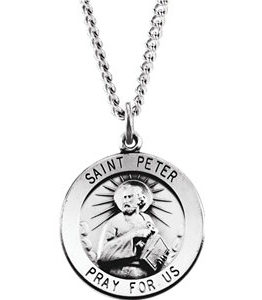 St. Peter the Apostle Medal Necklace or Pendant