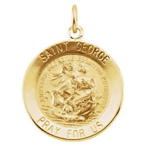 Religious Jewelry St. George Medal