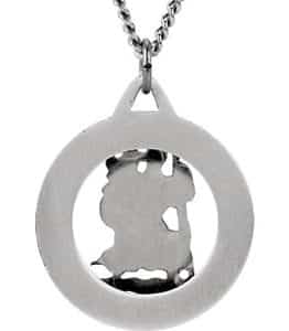 St. Christopher Medal Necklace or Pendant