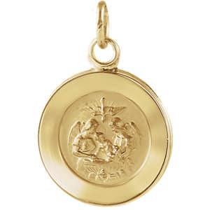 Religious Jewelry Baptismal Medal