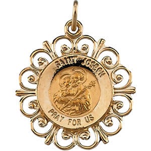Religious Jewelry St. Joseph Medal