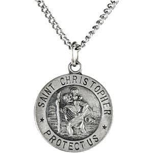 Religious Jewelry St. Christopher Medal