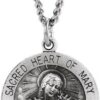 Religious Jewelry Sacred Heart of Mary Medal