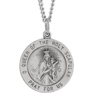 Religious Jewelry Scapular Medal