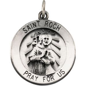 Religious Jewelry St. Roch Medal