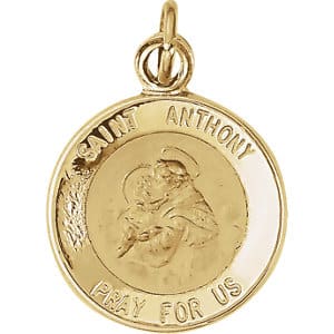 Religious Jewelry St. Anthony Medal