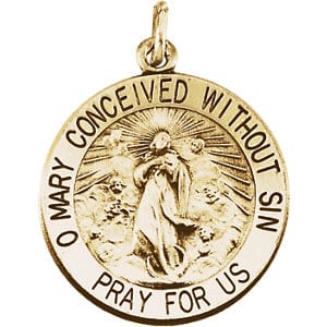 Religious Jewelry Immaculate Conception Medal