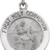 First Holy Communion Medal Necklace or Pendant