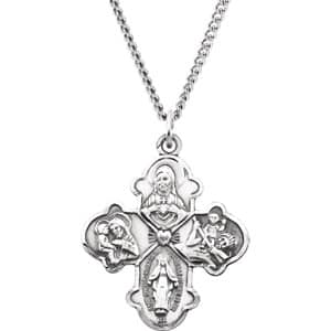 Four-Way Cross Necklace