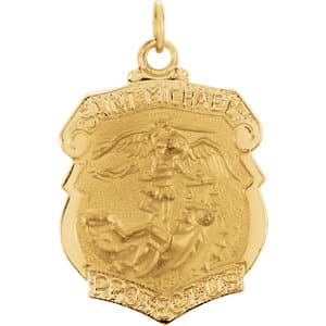 St. Michael Medal Necklace or Pendant
