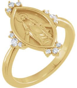 Miraculous Medal Ring