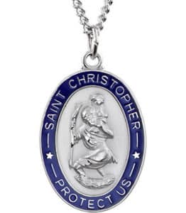 St. Christopher Medal Necklace