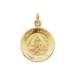 St. Lazarus Medal Necklace or Pendant