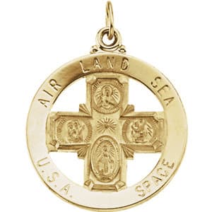 St. Christopher Four-Way Medal