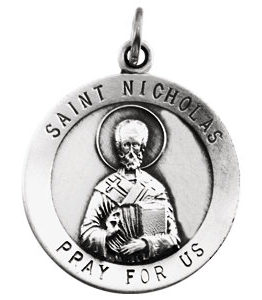 St. Nicholas Medal Necklace or Pendant