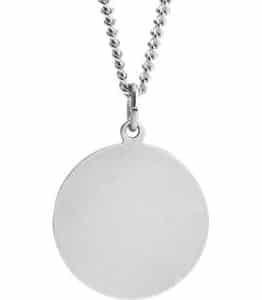 Round Sacred Heart of Jesus Medal