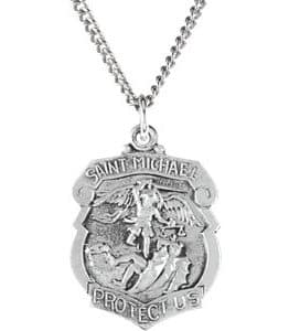 St. Michael Medal Necklace or Pendant