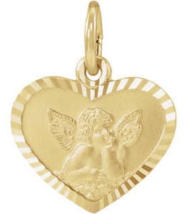 Cherub Heart Pendant