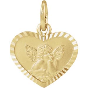 Cherub Heart Pendant