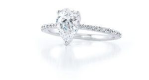 Pear Shape Diamond Engagement Ring