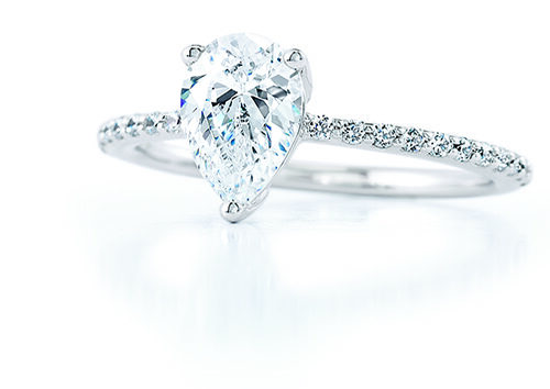 Pear Shape Diamond Ring