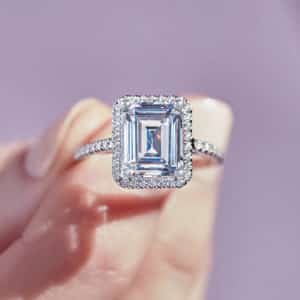 Emerald Diamond Engagement Rings