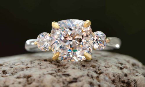 Cushion Shape Engagement Rings