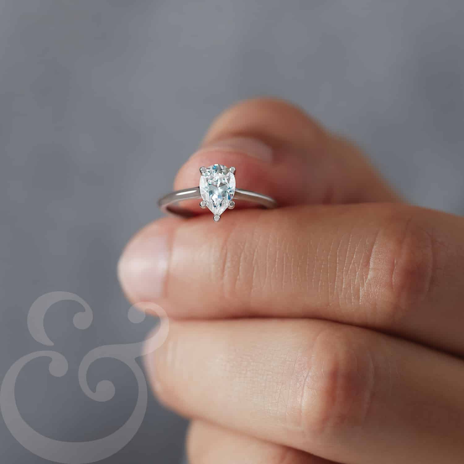 Pear Diamond Engagement Rings